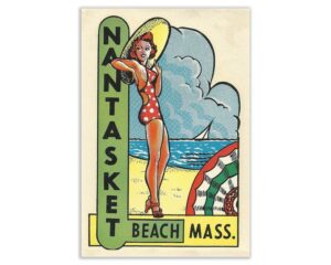 Nantasket Beach, Massachusetts-Retro Poster Unframed