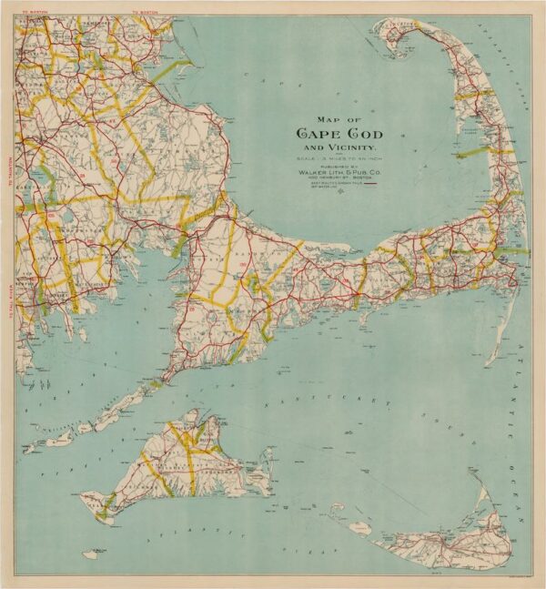 Cape Cod, Martha's Vineyard and Nantucket, MA Unframed