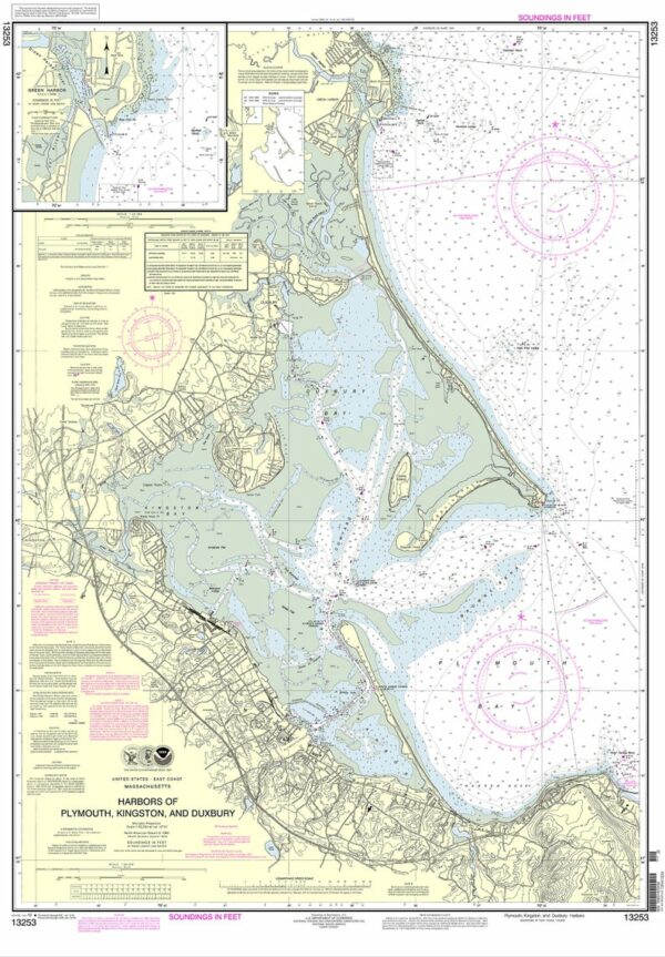 PLYMOUTH, KINGSTON and DUXBURY Harbors, MA - 2010 Unframed