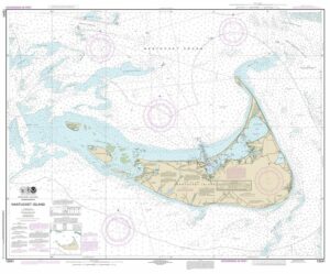 NANTUCKET, MA - Nautical Chart 2019 Unframed
