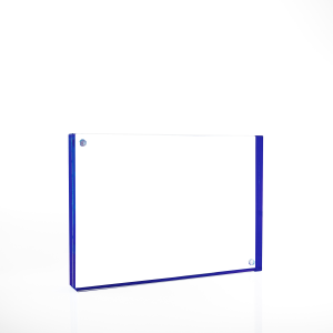 Bright Blue Acrylic Frame