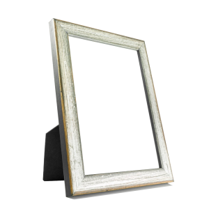 Silver/Brown Country Photo Frame