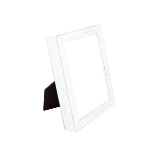White Rustic Photo Frame