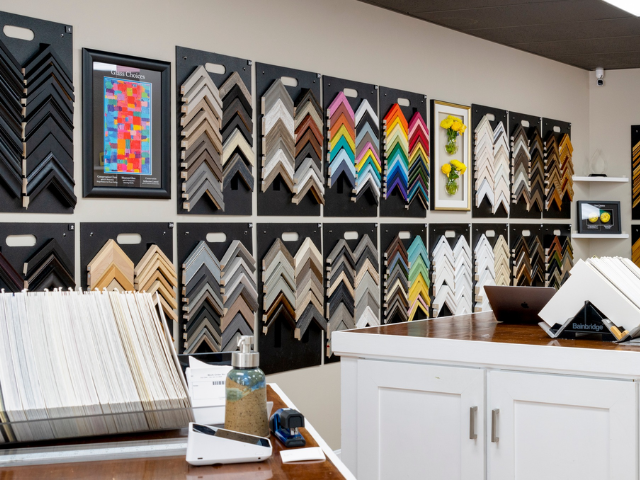custom framing process